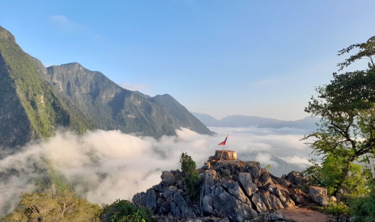 Phadaeng Peak in Nong Khiaw, Luang Prabang Province, Laos