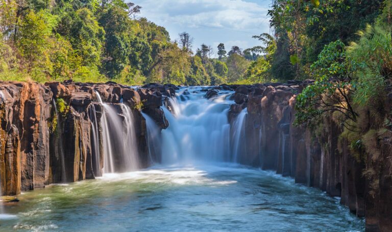 Tad Pha Souam Waterfall, Bolaven Plateau, Southern Laos