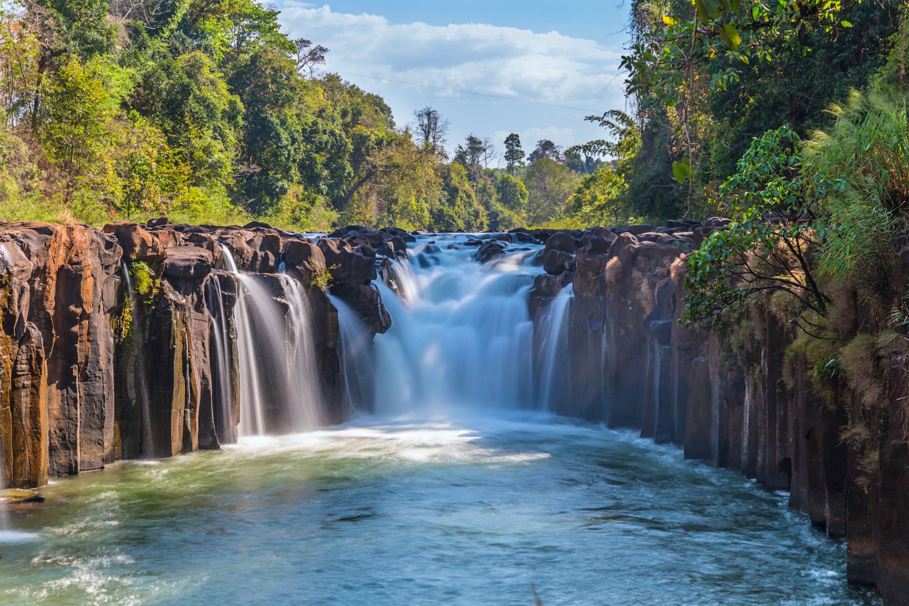 Tad Pha Souam Waterfall, Bolaven Plateau, Southern Laos