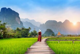 Vang Vieng Scenery in Laos