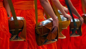 Alms Giving in Luang Prabang